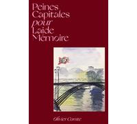 Peines capitales pour laide mémoire - Olivier Comte - Librinova - broché - Roman