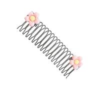Peineta Pires - côté combiné pour les femmes | Fourches de cheveux cassés avec couronne de fleurs | Peignes pour femmes cheveux fins | Combs latéraux, Fixaci Forks