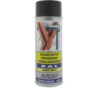 Peint acryliq séch rapide Noir prof MAT RAL9005