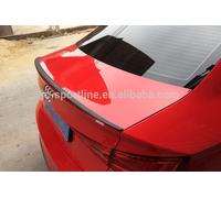 Peint Noir Brillant Audi A3 S3 8V Saloon 4D 14-17 Arrière Coffre Spoiler Bague