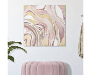 PEINT SUR TOILE ROSE