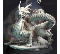 Peinta 3D - Imp. haute qualité de figurine en résine à peindre de chez DM Stash dans l'univers An Eastern Journey - Shinkoryu (102 x 83.82 x 109.88 mm + base 101.63 x 101.60 x 53.97 mm) 3+1 pièces