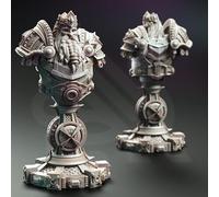 Peinta 3D - Impression de haute qualité de Figurine en résine - Box du mois de Janvier 2025 - Buste de Dwarven General + Tutoriel YouTube - Apprenez à peindre avec Peinta 3D et Valhalla Painting