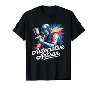 Peintre Carrossier Artisan Automobile Brume De Peinture T-Shirt