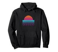 Peintre de coucher de soleil synthwave Sweat à Capuche