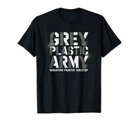 Peintre De Figurines Armée Plastique Grise Non Peintes T-Shirt