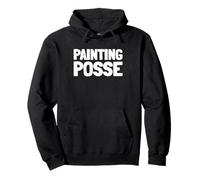 Peintre Équipe Artiste Portrait - Fresque Toile Peintre Sweat à Capuche