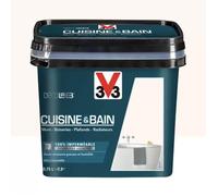 Peinture 100% imperméable Cuisine & bain V33 DécoLAB Rose poudré 0,75 L