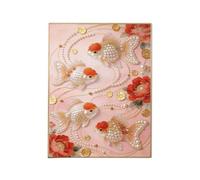 Peinture 3D de perles à faire soi-même : un tableau onirique inspiré de l'océan, idéal pour les adultes débutants et créatifs. Créez votre propre œuvre d'art 3D à partir de perles et de (30x40cm)