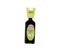 Peinture 3D multisurface 185 ml - Brillant noir