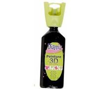 Peinture 3D multisurface 185 ml - Brillant noir Noir