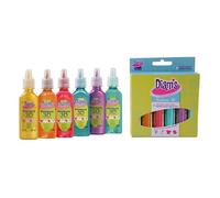 Peinture 3d oz international diams mini tubes total fashion tous supports 20ml coloris assortis kit de 6 unités