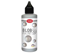 Peinture 3D 'Viva Decor - Blob Paint' Argent métallique 90 ml