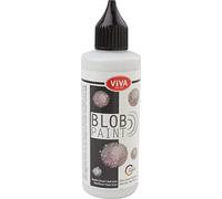 Peinture 3D 'Viva Decor - Blob Paint' Argent pailleté 90 ml