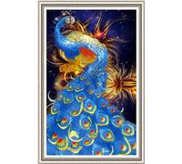 Peinture 5d Complète De Diamants À Faire Soi-Même, Broderie Du Paon, Sa Queue, Ses Plumes, Son Point De Croix, Mosaïque, Ygs-124