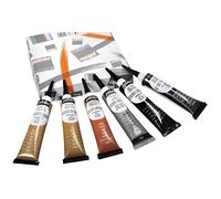 Pébéo Peinture à canule Cerne Relief 21483 20 ml – Boîte de 6 Couleurs assorties