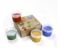 Peinture À Doigts aki Naturelle & Vegan Bio Set De 4 Pots Multicolore TU