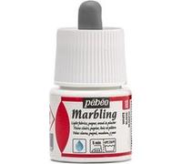 Pébéo Flacon Marbling Peinture effet marbré Finition brillante 45 ml Blanc
