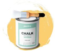 Peinture à la Craie - PECTRO - CRÈME VANILLE - 750ml - Brosse en Bois - Finition Mat