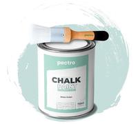 Peinture à la Craie - PECTRO - VERT EAU - 750ml - Brosse en Bois Incluse - Finition Mat