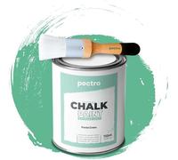 Peinture à la Craie - PECTRO - VERT PASTEL - 750ml - Brosse en Bois - Finition Mat