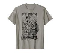 Peinture à l'aérographe drôle Nain Fantastique RPG T-Shirt