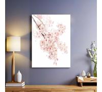 Peinture À L'Aquarelle Image sur Toile fleurs de cerisierTableau Décoratif Imprimé avec Cadre 40 x 30 cm Art Wall Peinture Photo Affiche Image pour Garçons Filles Chambre Dortoir