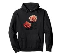 Peinture à l'aquarelle vintage de fleurs de roses Sweat à Capuche