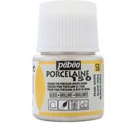 Peinture à l'eau brillante pour porcelaine - Blanc perle - 45 ml Blanc G
