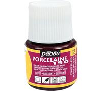Peinture à l'eau brillante pour porcelaine - Rouge étrusque - 45 ml