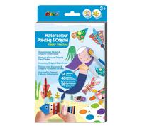 Peinture à l'eau et origami - animaux marins multicolor TU