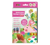 Peinture à l'eau et origami- jardin multicolor TU