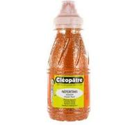 Peinture à l'eau pailletée - Cléopâtre - 250 ml - Orange - Paillettes argentées - Éco responsable