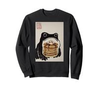 Peinture à l'encre Japonaise de Sumi-e de Grenouille grincheuse Sweatshirt