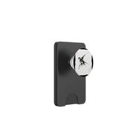 Peinture à l'encre Japonaise Sumi-e Hirondelle Vintage Art PopSockets PopWallet pour MagSafe