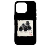 Peinture à l'encre Japonaise Sumi-e Motif Oiseaux Coque pour iPhone 16 Pro