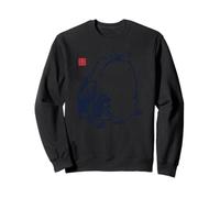Peinture à l'encre Vintage de la Grenouille Japonaise Sumi-e Zen Sweatshirt