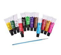 Peinture À L'huile 12 Couleurs, Pigment De Dessin, 12ml, Tubes Avec Jeu De Pinceaux, Fournitures D'art D'artiste Pour Débutant, M17f