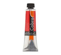 Cobra Artist Couleurs à l'huile mélangeables à l'eau - Rouge de Cadmium clair 303 - Tube de 40 ml - Sans solvants, grande résistance à la lumière, opaque