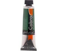 Cobra – Peinture à l'huile Artist – Vert foncé permanent 619 – Mélangeable à l'eau – Tube 40 ml