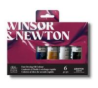 Peinture à l'huile - Coffret 6 couleurs - Tubes 37ml - Winsor et Newton - Griffin Alkyd