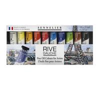 Peinture à l'huile - Fine - Sennelier - Rive Gauche - 10 tubes de 21ml