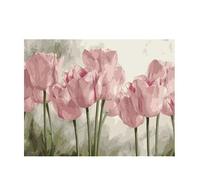 Peinture À L'huile Par Numéros De Fleurs, Kit Sans Cadre, Décoration Murale Pour Salon, Maison, Diy Bricolage, Offre Spéciale, 60%