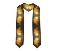 Peinture à l'huile paysage imprimé cape de remise de diplôme (182,9 cm) - Cadeau de remise de diplôme, plein de sens cérémoniel,