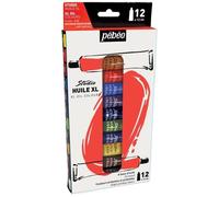 Peinture à l'huile - PEBEO - Studio Huile XL - 12 x 12 ml - Multicolore - Idéal pour tous niveaux