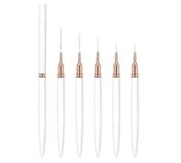 Peinture à rayures avec pinceau ongles | Course continue et douce, travail précis de lignes/fleurs/points, utilisation en salon/maison/cadeau.