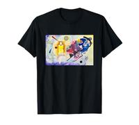 Peinture abstraite jaune rouge bleu par Wassily Kandinsky T-Shirt