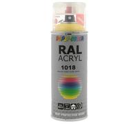 PEINTURE ACRYL RAL1018 JAUNE ZINC BRILLANT 400ML DUPLI COLOR