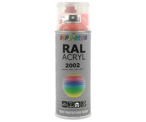 PEINTURE ACRYL RAL2002 ORANGE SANGUINE BRILLANT 400ML DUPLI COLOR