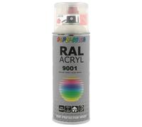 PEINTURE ACRYL RAL9001 BRILLANT 400ML DUPLI COLOR